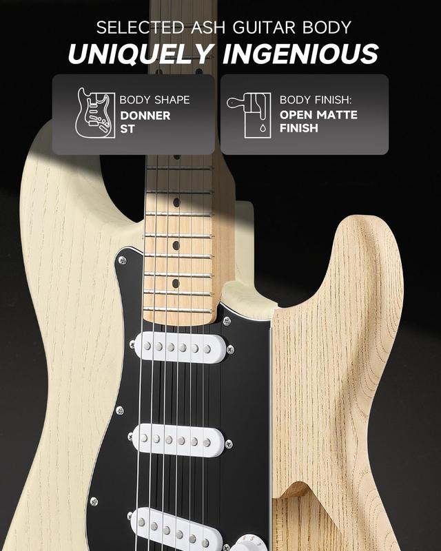 ush881オーダー品 Donner DST-80 Donner DST-80 Electric Guitar with